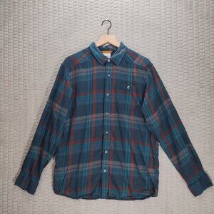 Columbia Lightweight Cotton Plaid Button Up-Sz M